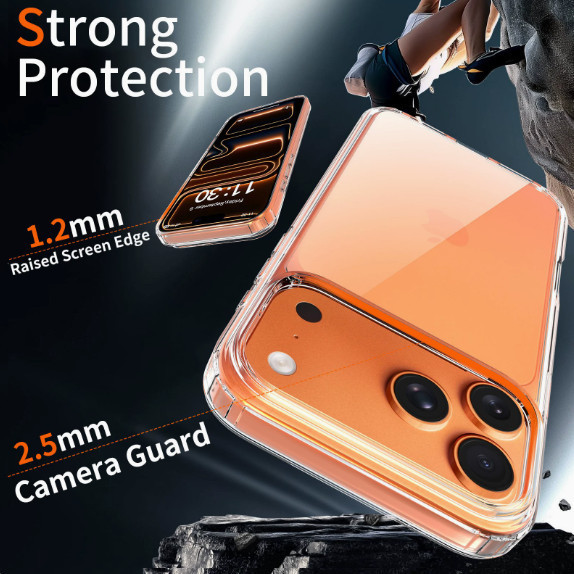 Air-Bag Shockproof Bumper Tran - Clear Shockproof Bumper Case review and price