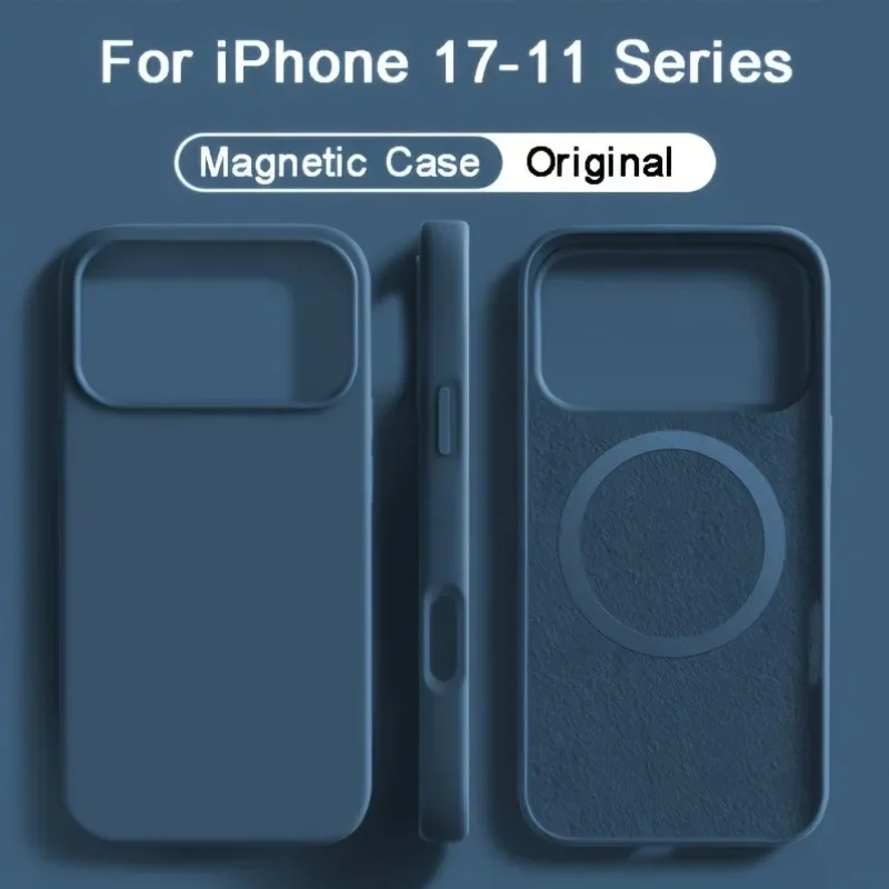 Fashionable Magnetic Liquid Si - Liquid Silicone Magnetic Phone Case review and price